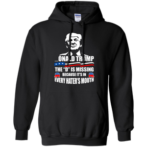 Onald Trump The "D" Is Missing It's In Hater's Mouth Funny T-Shirt KA01 - onald-trump-the-d-is-missing-its-in-haters-mouth-funny-t-shirt-ka01-vivianstorescom-4