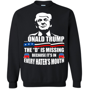 Onald Trump The "D" Is Missing It's In Hater's Mouth Funny T-Shirt KA01 - onald-trump-the-d-is-missing-its-in-haters-mouth-funny-t-shirt-ka01-vivianstorescom-6