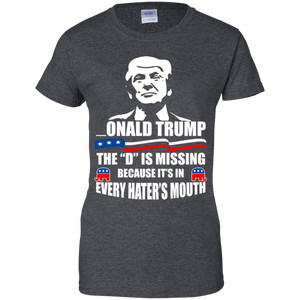 Onald Trump The "D" Is Missing It's In Hater's Mouth Funny T-Shirt KA01 - onald-trump-the-d-is-missing-its-in-haters-mouth-funny-t-shirt-ka01-vivianstorescom-9