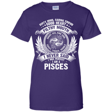 Load image into Gallery viewer, Pisces Perfect Birthday Dirty Mind, Good Heart Zodiac Tee HT01 - pisces-perfect-birthday-dirty-mind-good-heart-zodiac-tee-ht01-vivianstorescom-10