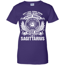 Load image into Gallery viewer, Sagittarius Perfect Birthday Dirty Mind, Good Heart Zodiac Tee HT01 - sagittarius-perfect-birthday-dirty-mind-good-heart-zodiac-tee-ht01-vivianstorescom-10