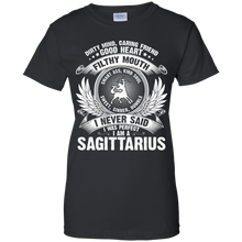 Load image into Gallery viewer, Sagittarius Perfect Birthday Dirty Mind, Good Heart Zodiac Tee HT01 - sagittarius-perfect-birthday-dirty-mind-good-heart-zodiac-tee-ht01-vivianstorescom-8