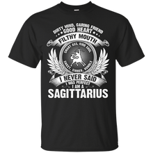 Load image into Gallery viewer, Sagittarius Perfect Birthday Dirty Mind, Good Heart Zodiac Tee HT01 - sagittarius-perfect-birthday-dirty-mind-good-heart-zodiac-tee-ht01-vivianstorescom