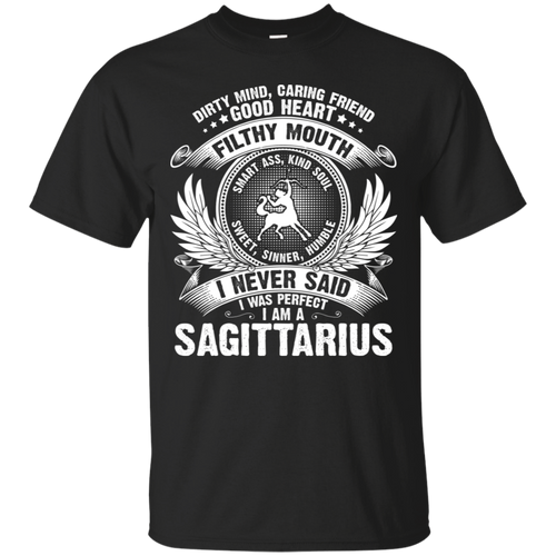 Sagittarius Perfect Birthday Dirty Mind, Good Heart Zodiac Tee HT01 - sagittarius-perfect-birthday-dirty-mind-good-heart-zodiac-tee-ht01-vivianstorescom