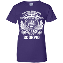 Load image into Gallery viewer, Scorpio Perfect Birthday Dirty Mind, Good Heart Zodiac Tee HT01 - scorpio-perfect-birthday-dirty-mind-good-heart-zodiac-tee-ht01-vivianstorescom-10