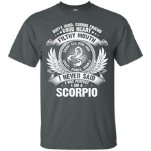 Load image into Gallery viewer, Scorpio Perfect Birthday Dirty Mind, Good Heart Zodiac Tee HT01 - scorpio-perfect-birthday-dirty-mind-good-heart-zodiac-tee-ht01-vivianstorescom-3