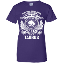 Load image into Gallery viewer, Taurus Perfect Birthday Dirty Mind, Good Heart Zodiac Tee HT01 - taurus-perfect-birthday-dirty-mind-good-heart-zodiac-tee-ht01-vivianstorescom-10