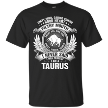Load image into Gallery viewer, Taurus Perfect Birthday Dirty Mind, Good Heart Zodiac Tee HT01 - taurus-perfect-birthday-dirty-mind-good-heart-zodiac-tee-ht01-vivianstorescom