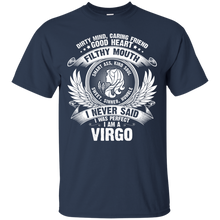 Load image into Gallery viewer, Virgo Perfect Birthday Dirty Mind, Good Heart Zodiac Tee HT01 - virgo-perfect-birthday-dirty-mind-good-heart-zodiac-tee-ht01-vivianstorescom-2